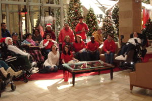 Christmas at the mall 2010